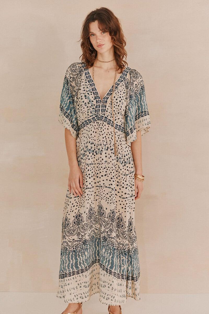 pedro del hierro Amelia. Vestido bordado Devoluciones gratuitas