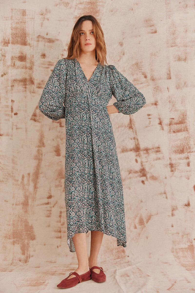 pedro del hierro Ava. Vestido estampado 2025