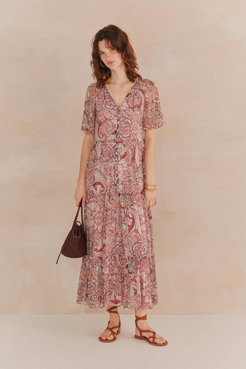 pedro del hierro Lina. Vestido estampado Outlet online