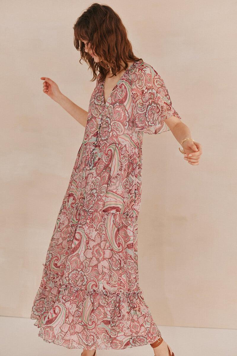 pedro del hierro Lina. Vestido estampado Outlet online