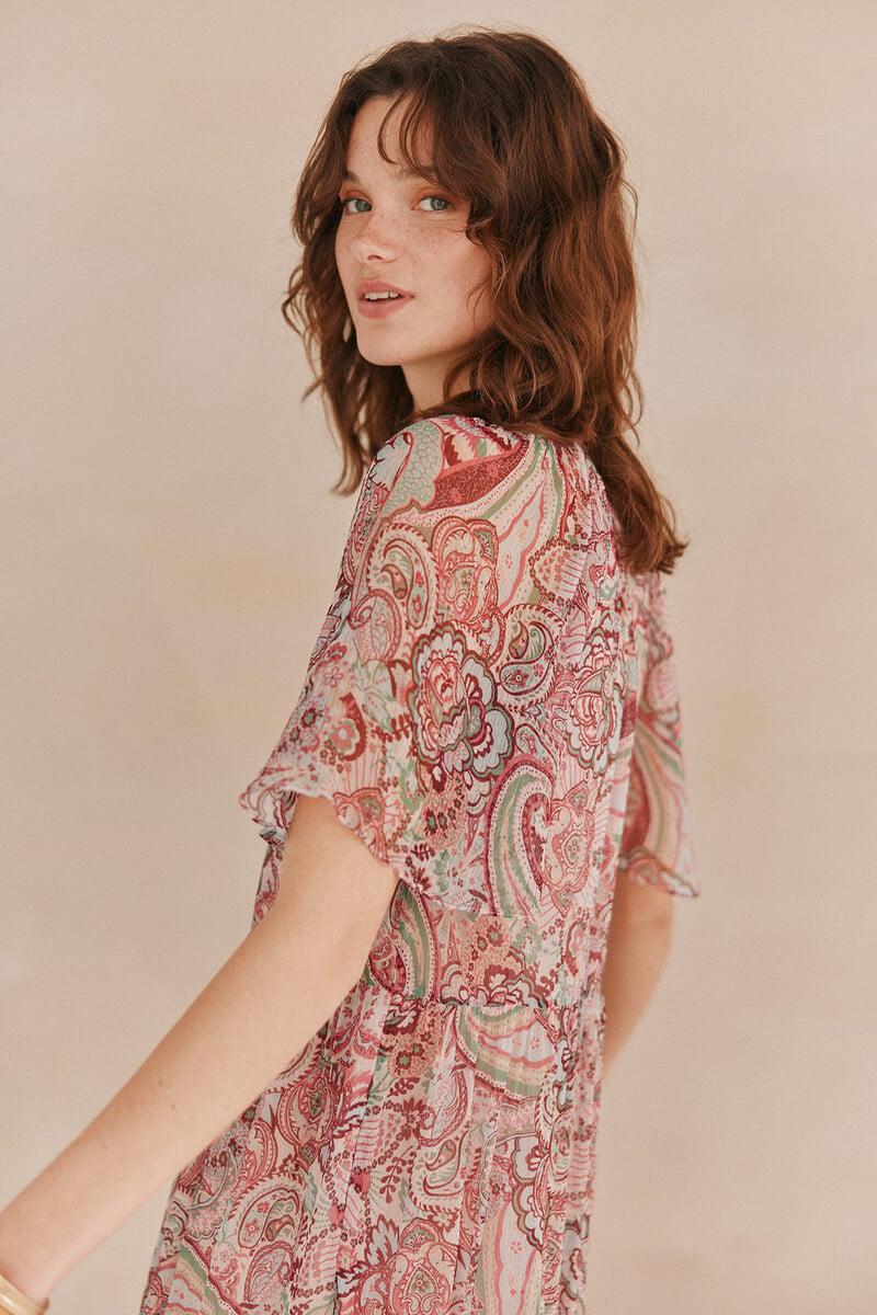 pedro del hierro Lina. Vestido estampado Outlet online