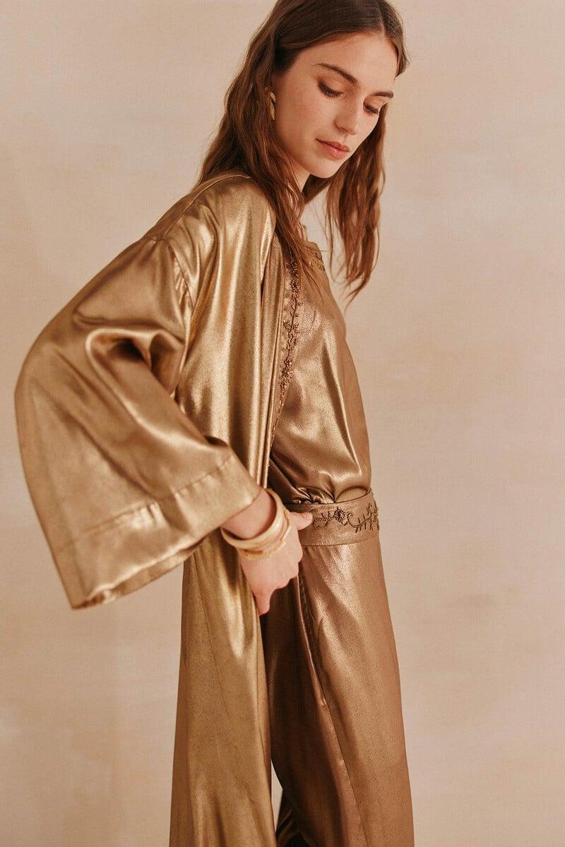 pedro del hierro Esti. Kimono bordado Venta caliente
