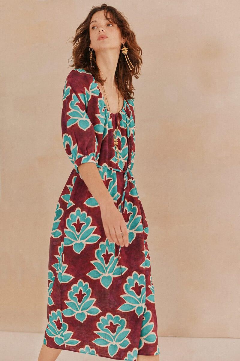 pedro del hierro Celina. Vestido estampado En oferta