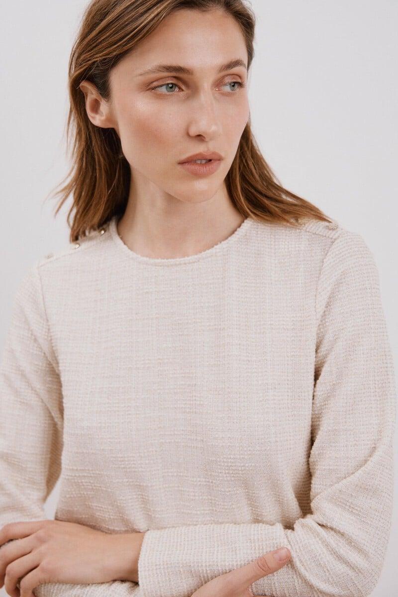 pedro del hierro Vestido tweed elástico Rebajas baratas