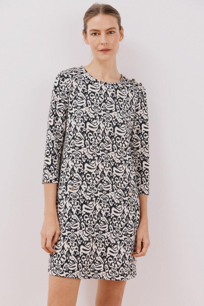 pedro del hierro Vestido corto elástico Rebajas de fábrica