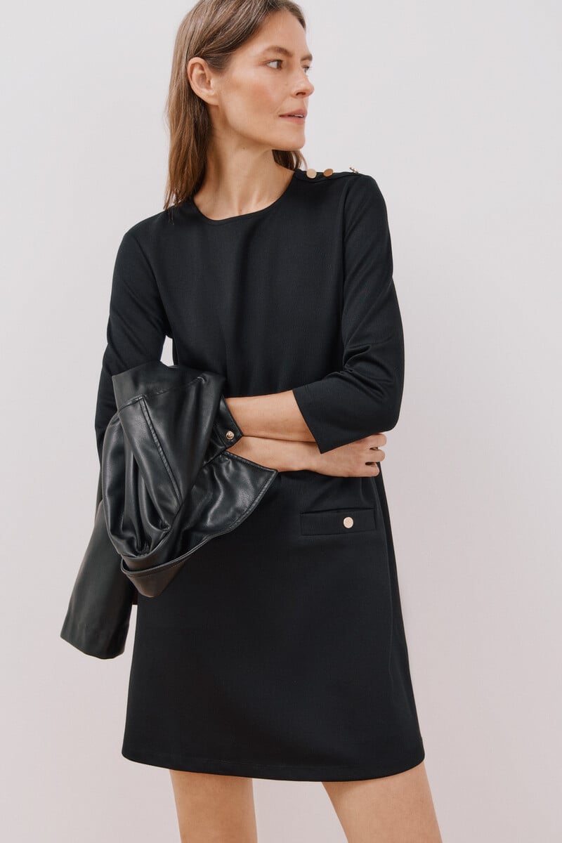 pedro del hierro Vestido corto elástico Liquidación