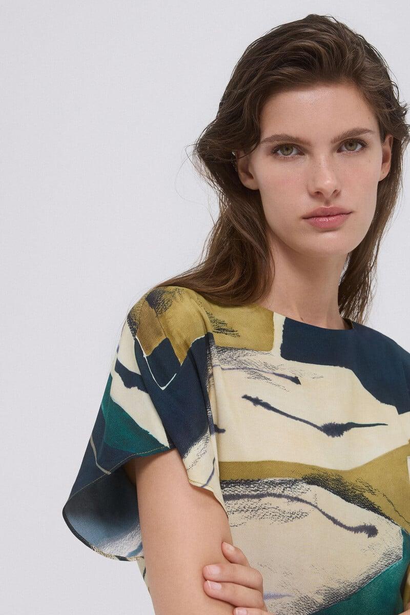pedro del hierro Vestido tunica estampado Envío gratis
