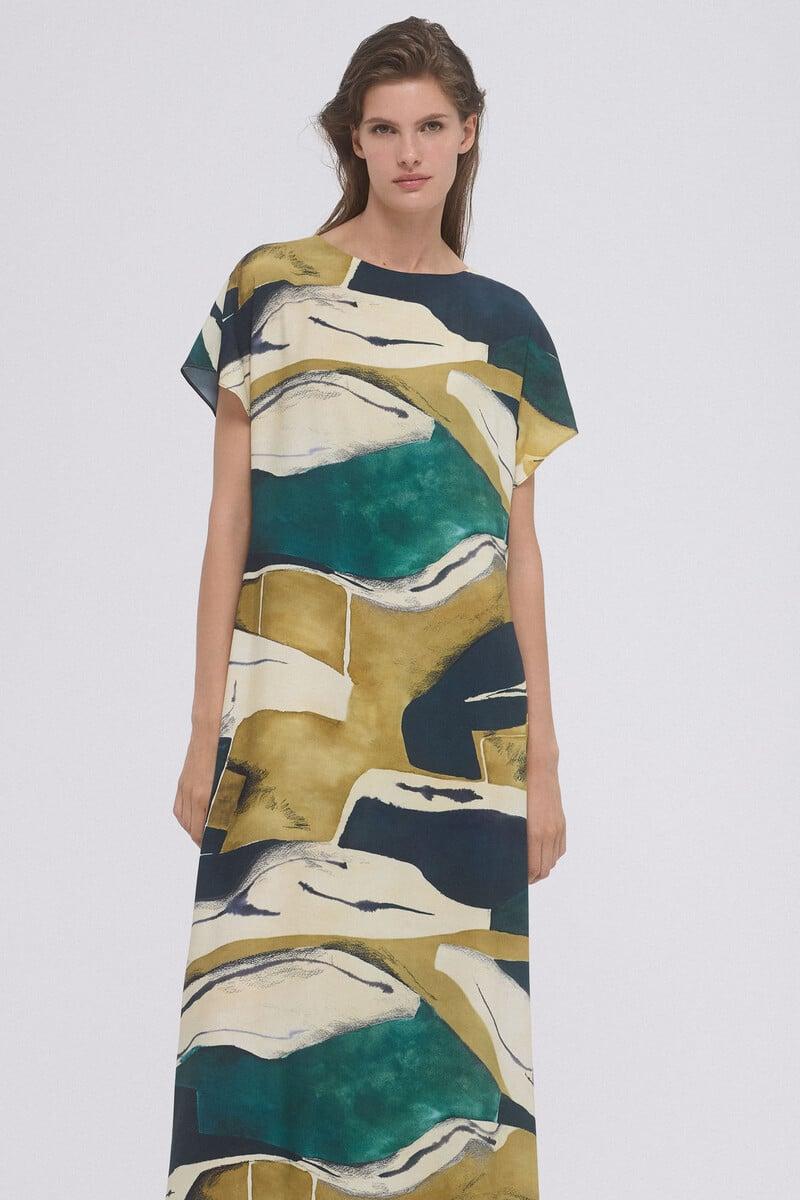 pedro del hierro Vestido tunica estampado Envío gratis