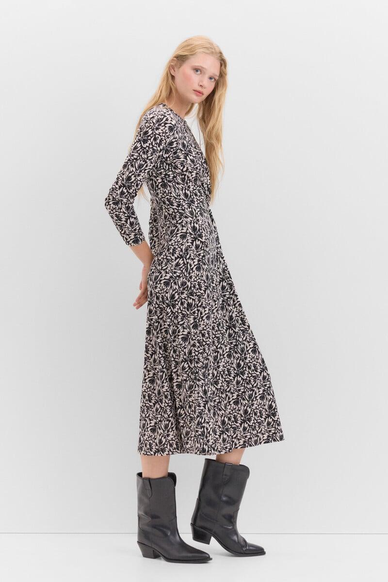 pedro del hierro Vestido con frunce delantero Últimos 3 días