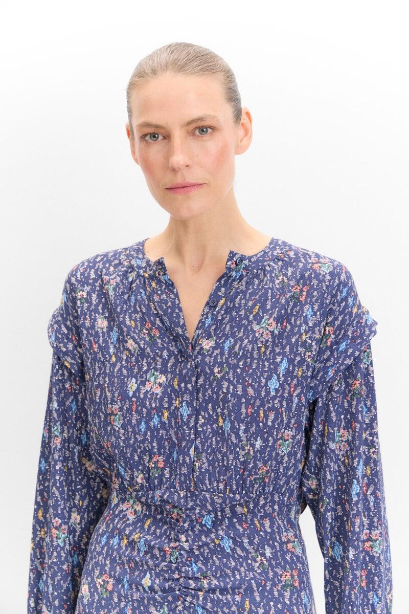 pedro del hierro Vestido midi estampado Precio de fábrica