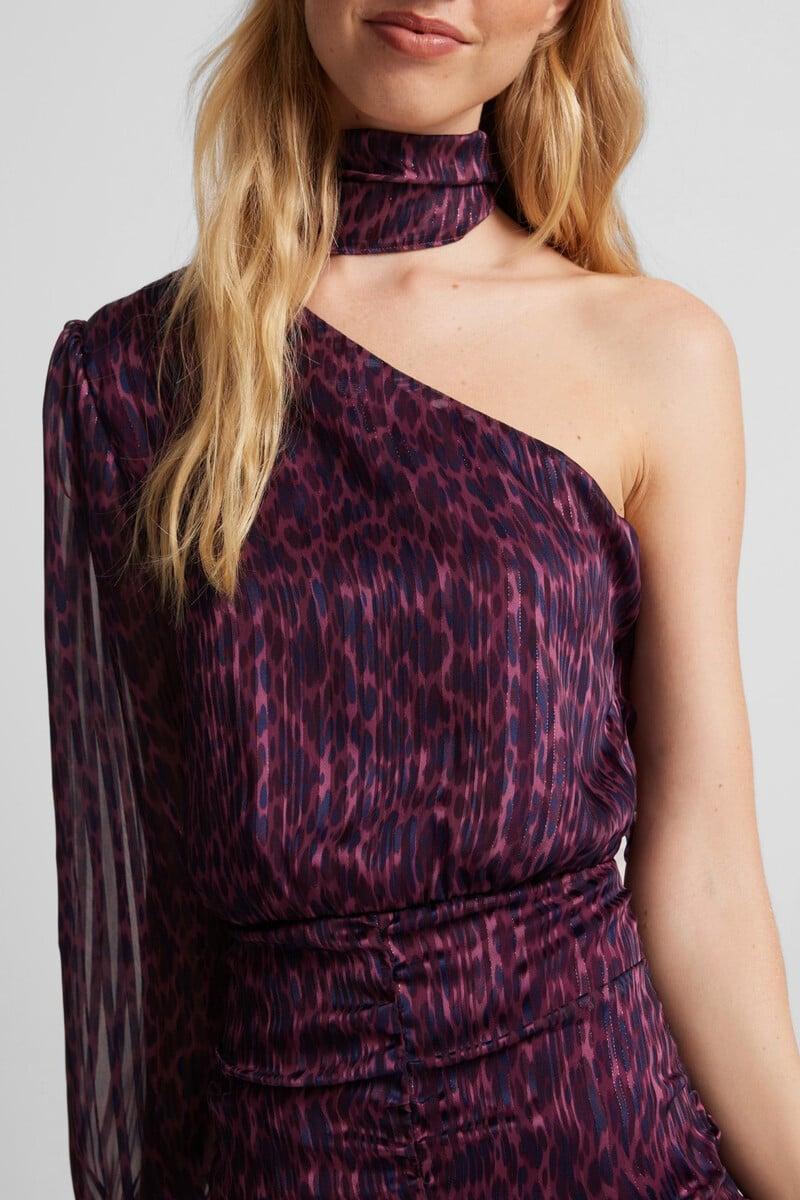 pedro del hierro Vestido mini asimetrico Ofertas de temporada
