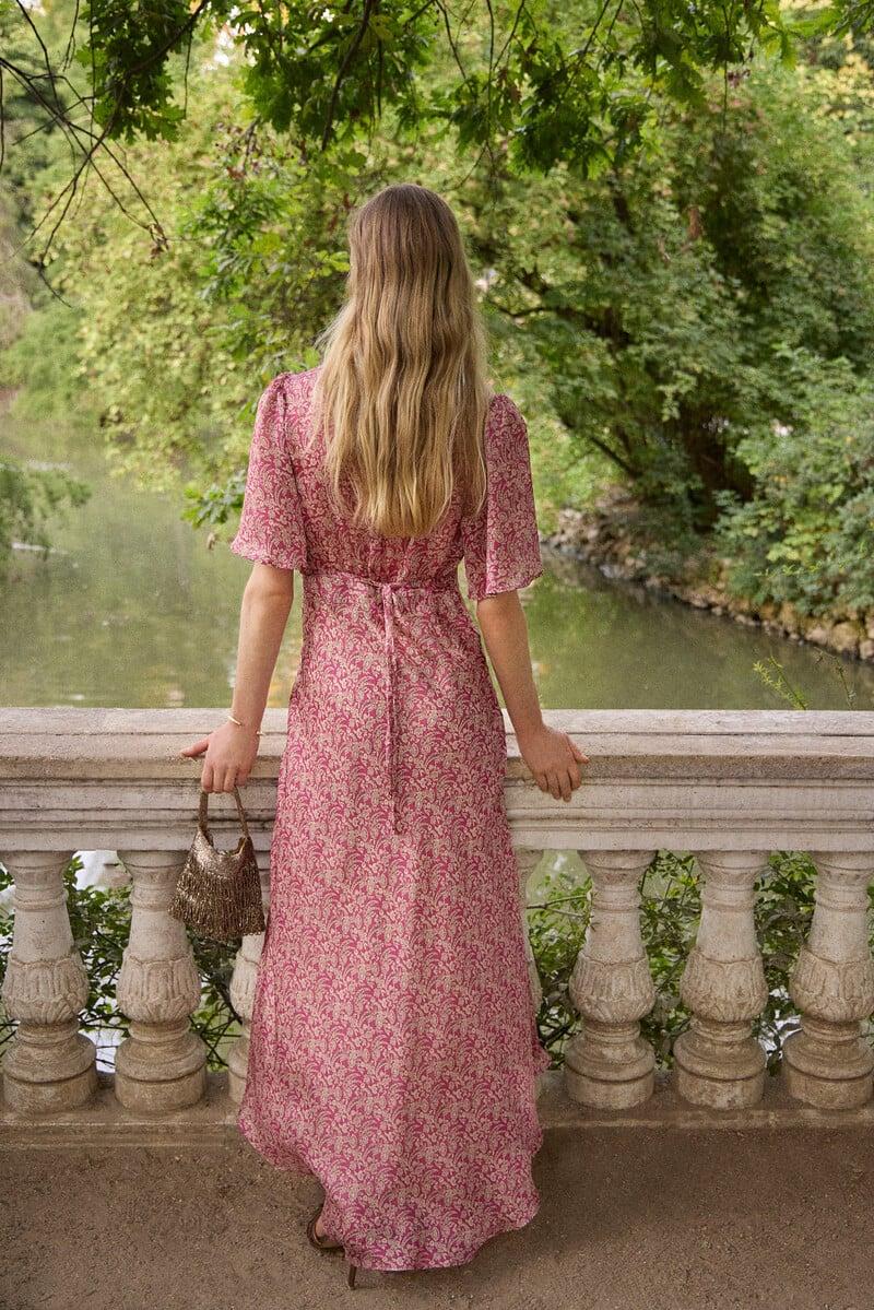 pedro del hierro Casiopea. Vestido estampado botones Rebajas de fin de temporada