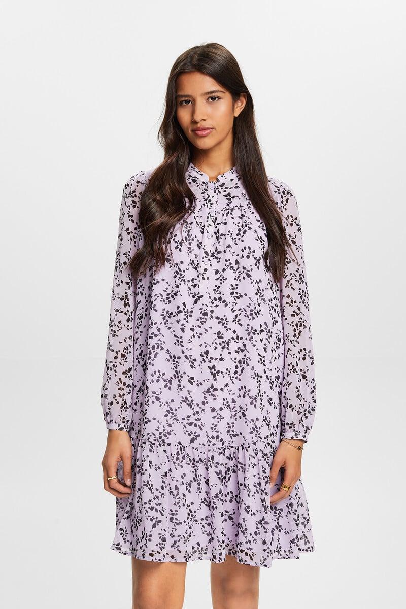 pedro del hierro Vestido corto sostenible estampado floral 2025