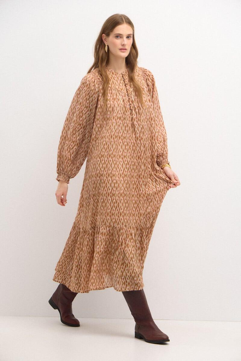 pedro del hierro Rania. Vestido estampado Venta caliente