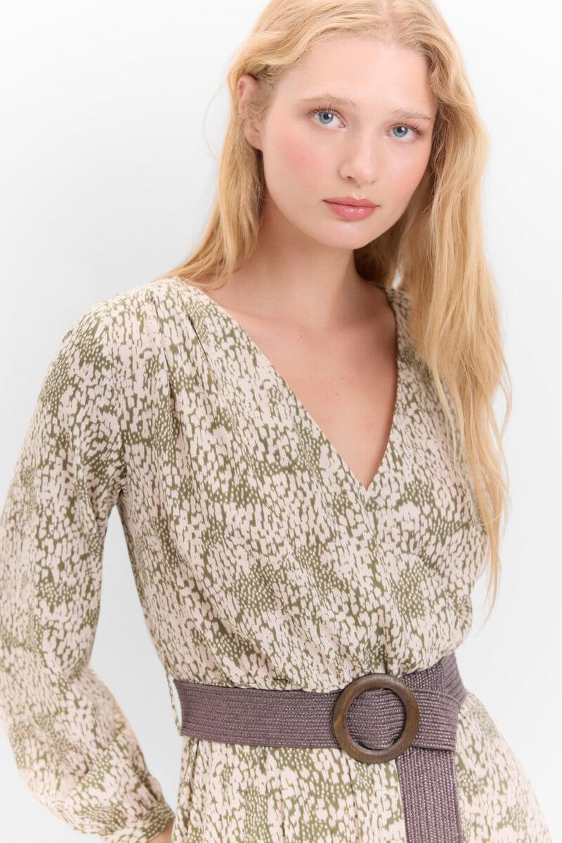 pedro del hierro Vestido falda plisada Ventas relámpago