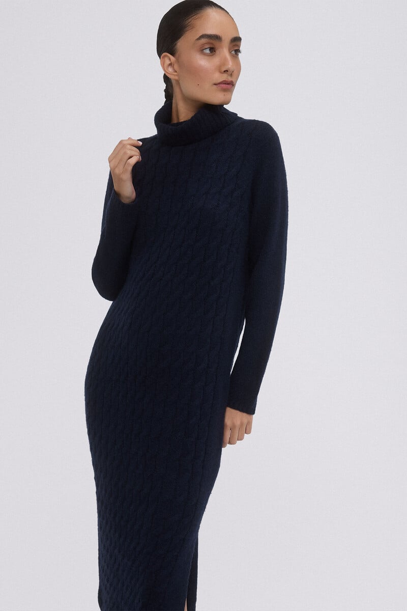 pedro del hierro Vestido de punto ochos centrales Tienda