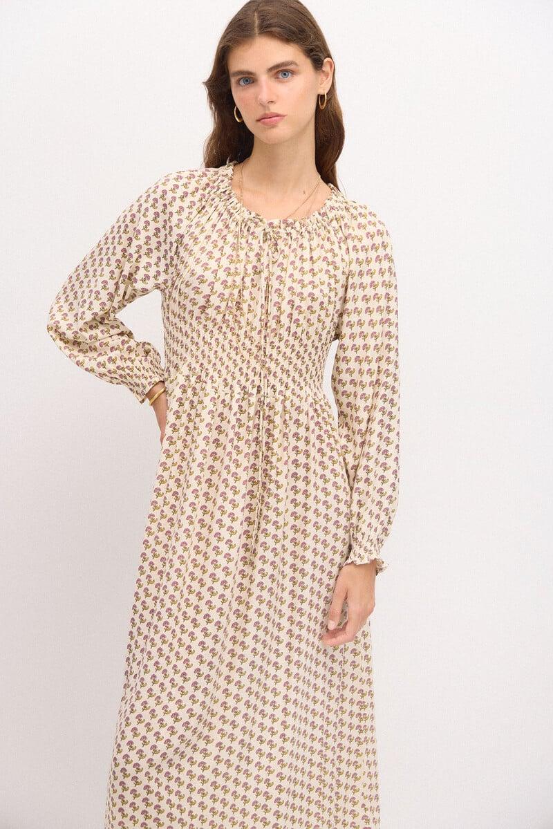 pedro del hierro Romelia. Vestido estampado sello COMPRAR AHORA