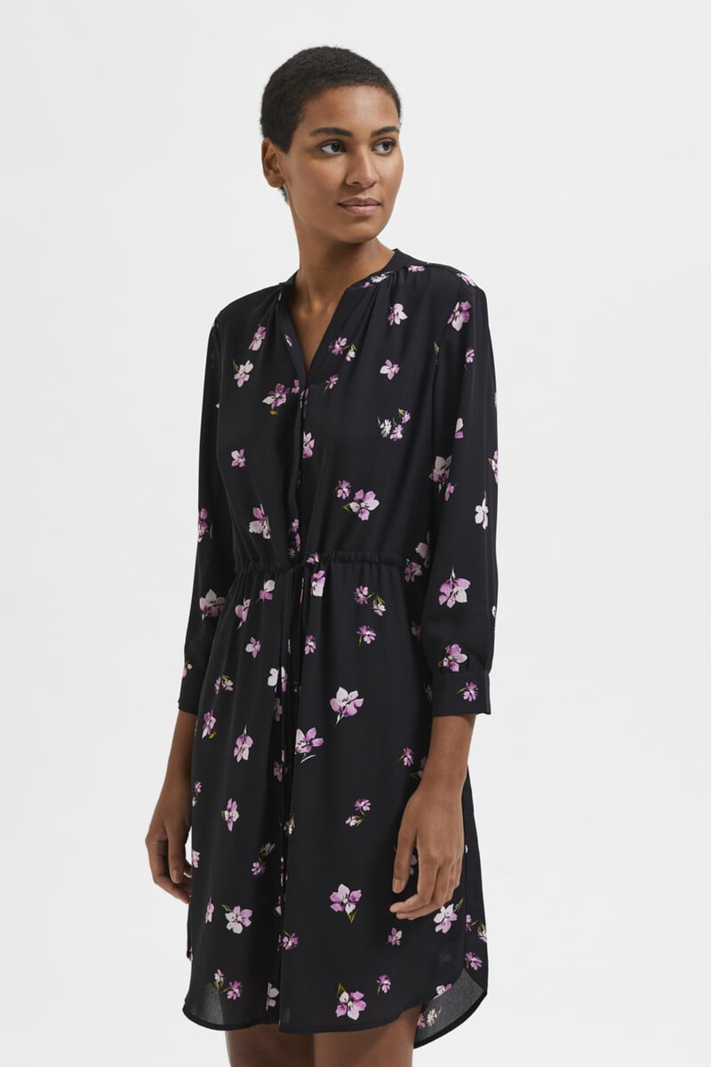 pedro del hierro Vestido camisero de manga larga confeccionado con materiales reciclados ÚLTIMAS EDICIONES