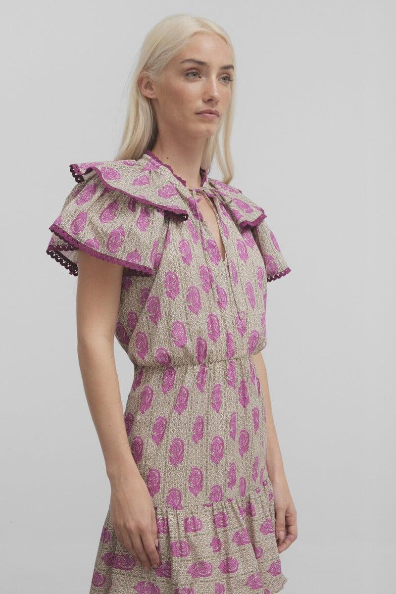 pedro del hierro Vestido mini estampado flores Último día