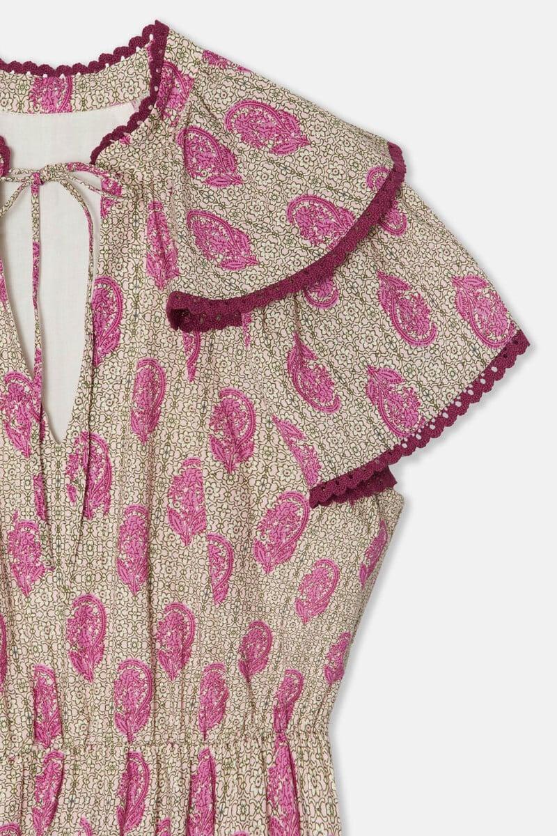 pedro del hierro Vestido mini estampado flores Último día