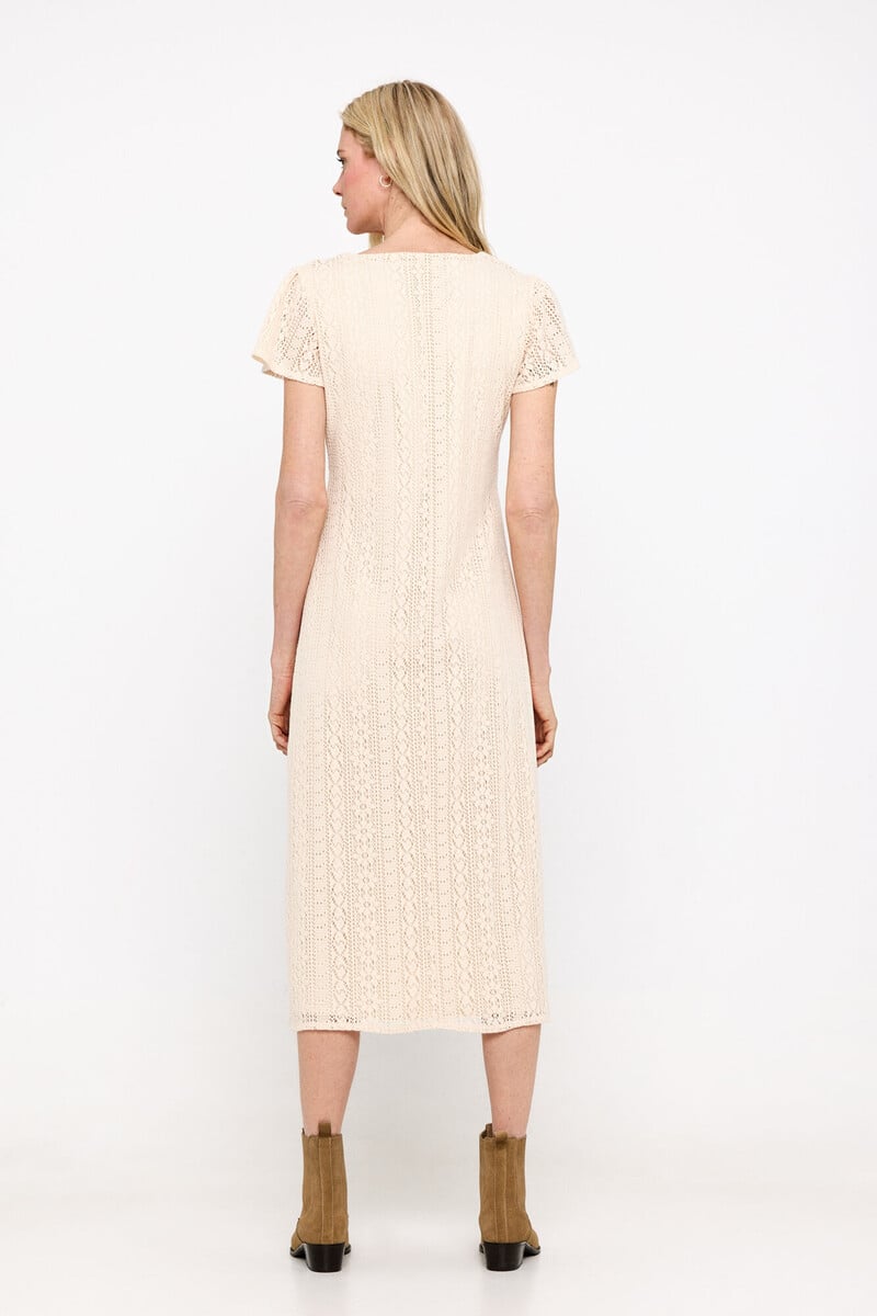 pedro del hierro Vestido efecto encaje Oferta especial de fábrica