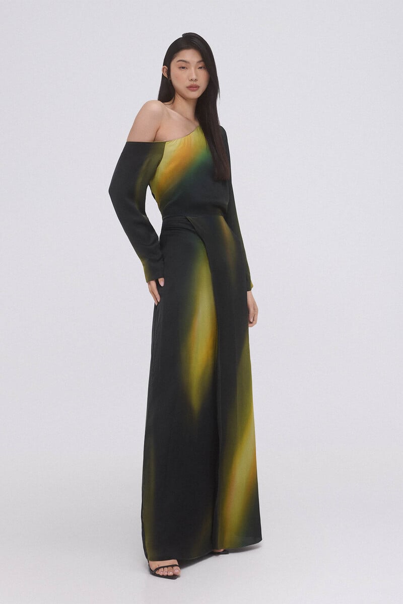 pedro del hierro Vestido estampado largo Promoción trimestral
