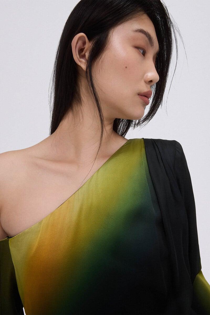 pedro del hierro Vestido estampado largo Promoción trimestral