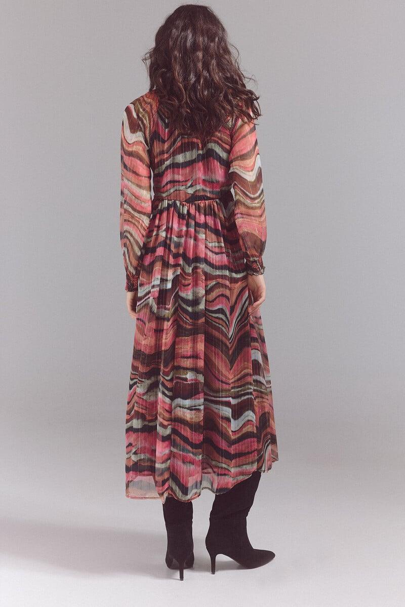 pedro del hierro Vestido midi estampado Ahorra y exporta