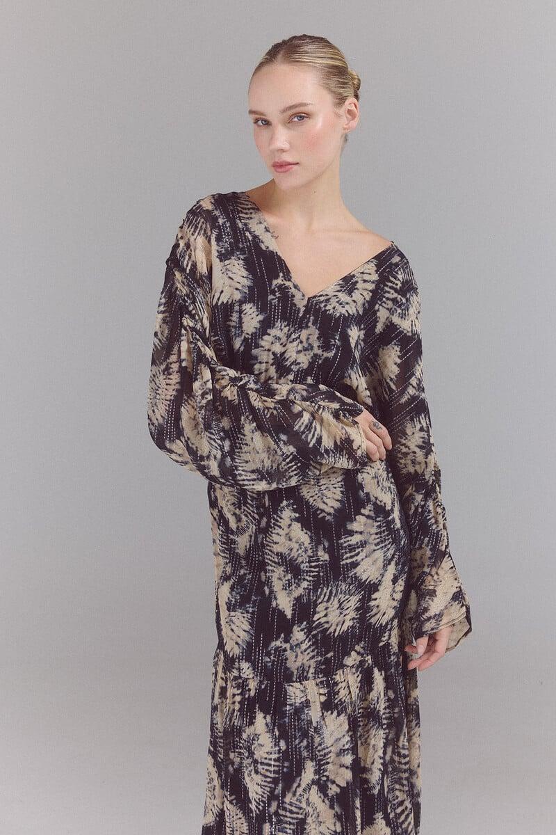 pedro del hierro Vestido tie dye lurex Descuentos del mes