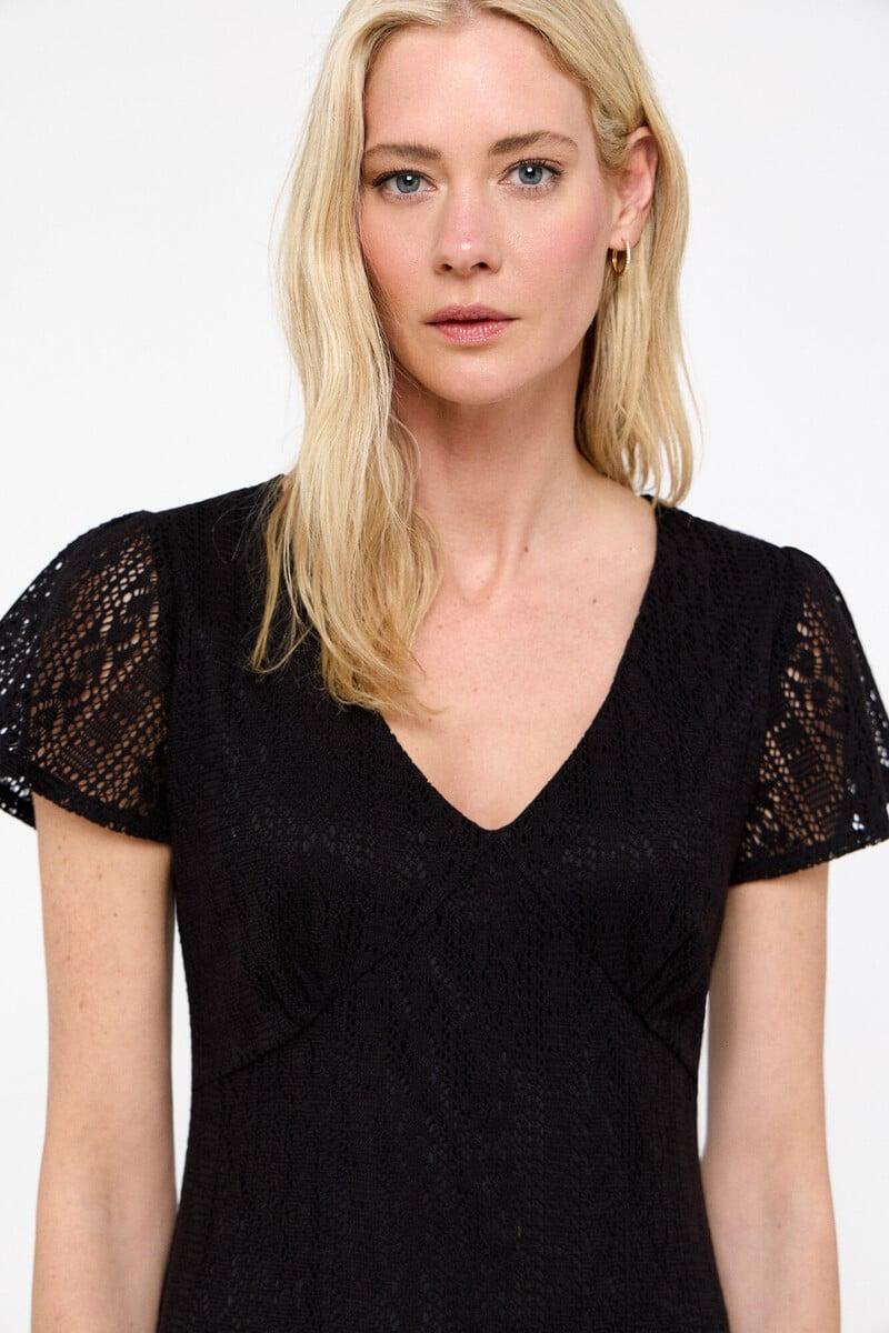 pedro del hierro Vestido efecto encaje Grandes ahorros