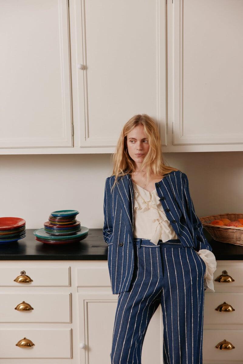 pedro del hierro Elvira. Blazer rayas Outlet online