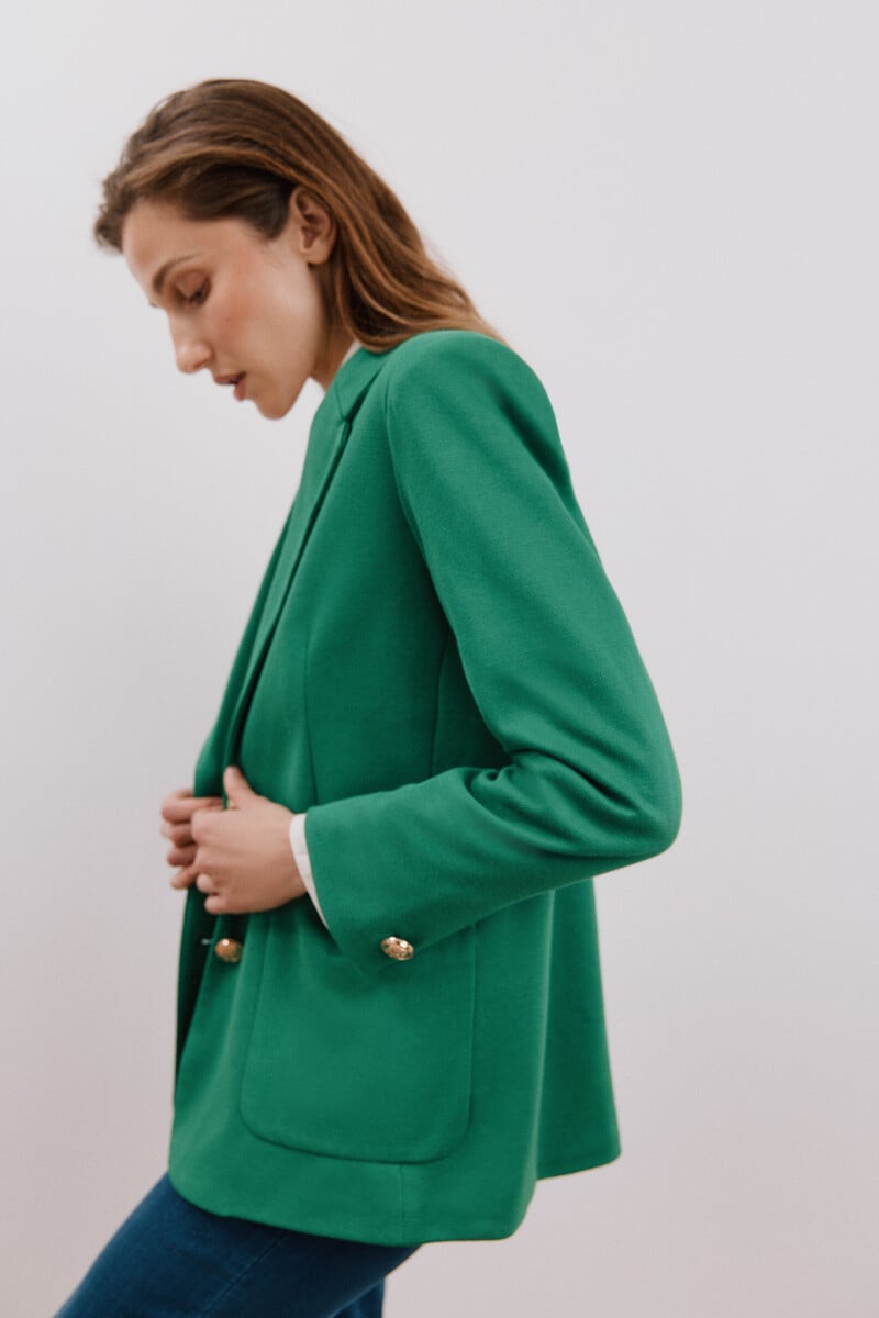 pedro del hierro Blazer de punto piqué Ventas relámpago