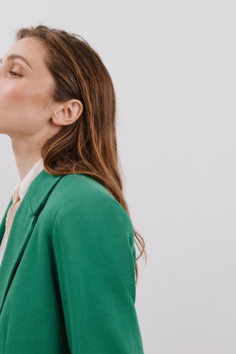 pedro del hierro Blazer de punto piqué Ventas relámpago