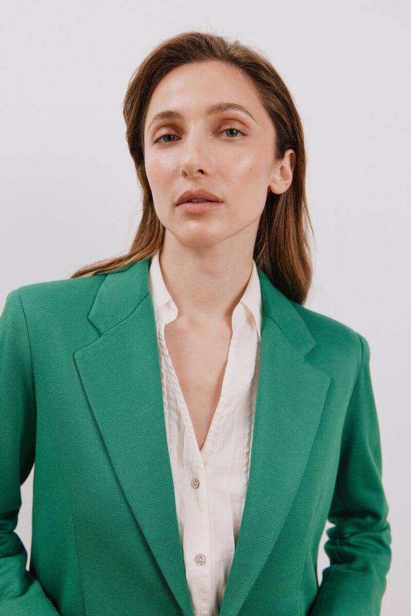 pedro del hierro Blazer de punto piqué Ventas relámpago