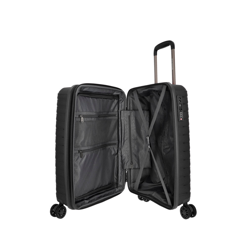 saxoline Maleta de cabina Titanium Impact Pro negra Últimos 3 días