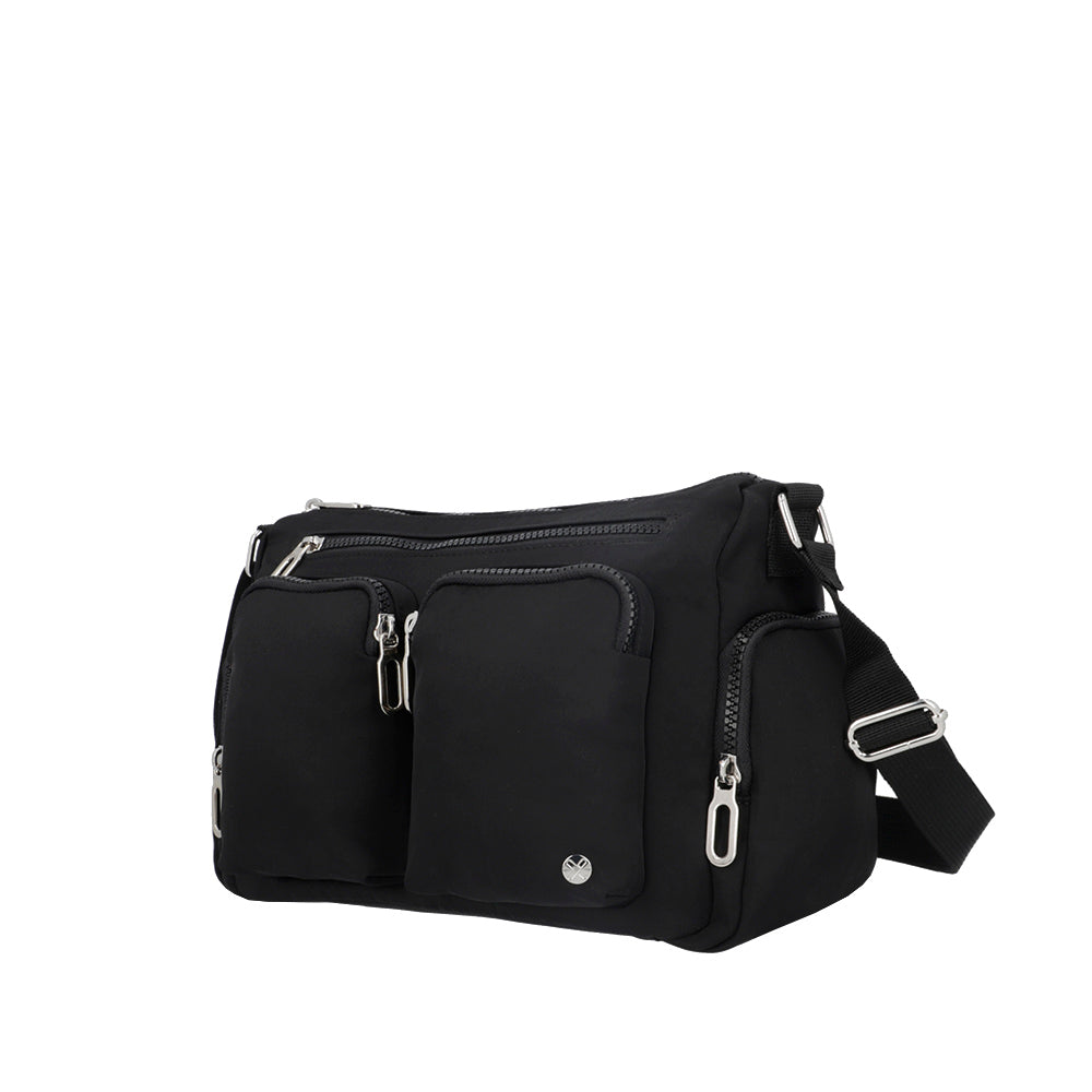 saxoline Cartera Lucca negra Precios de Black Friday