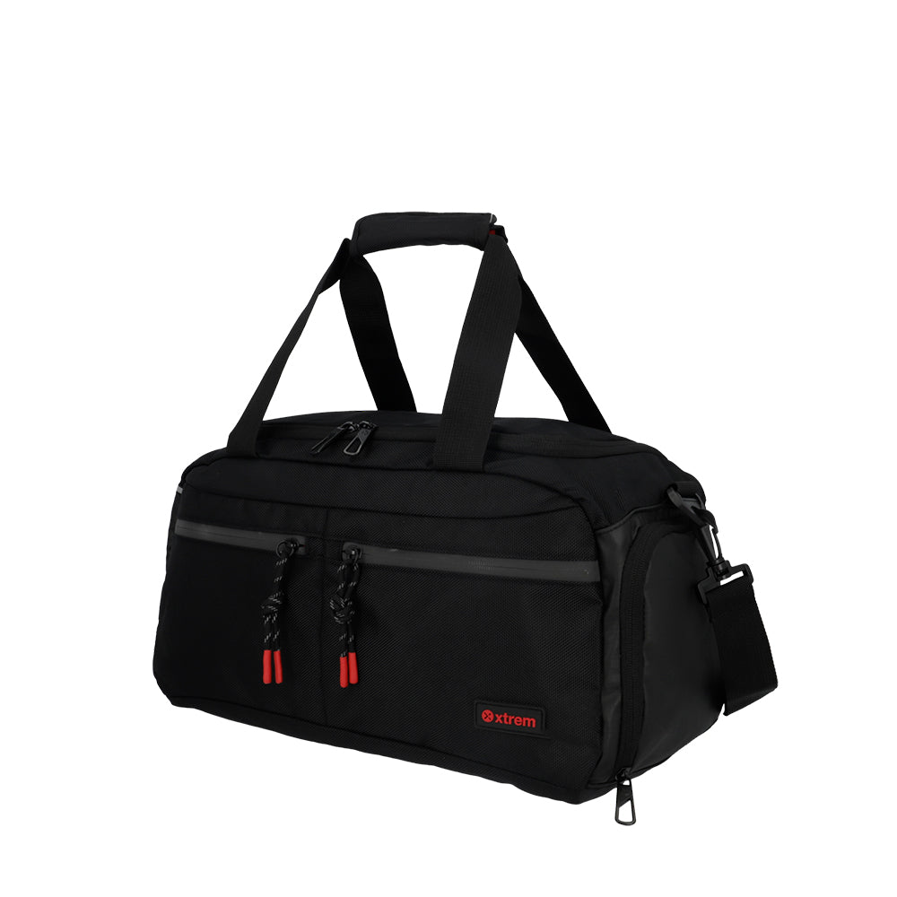 saxoline Bolso deportivo Quest negro/rojo Descuento