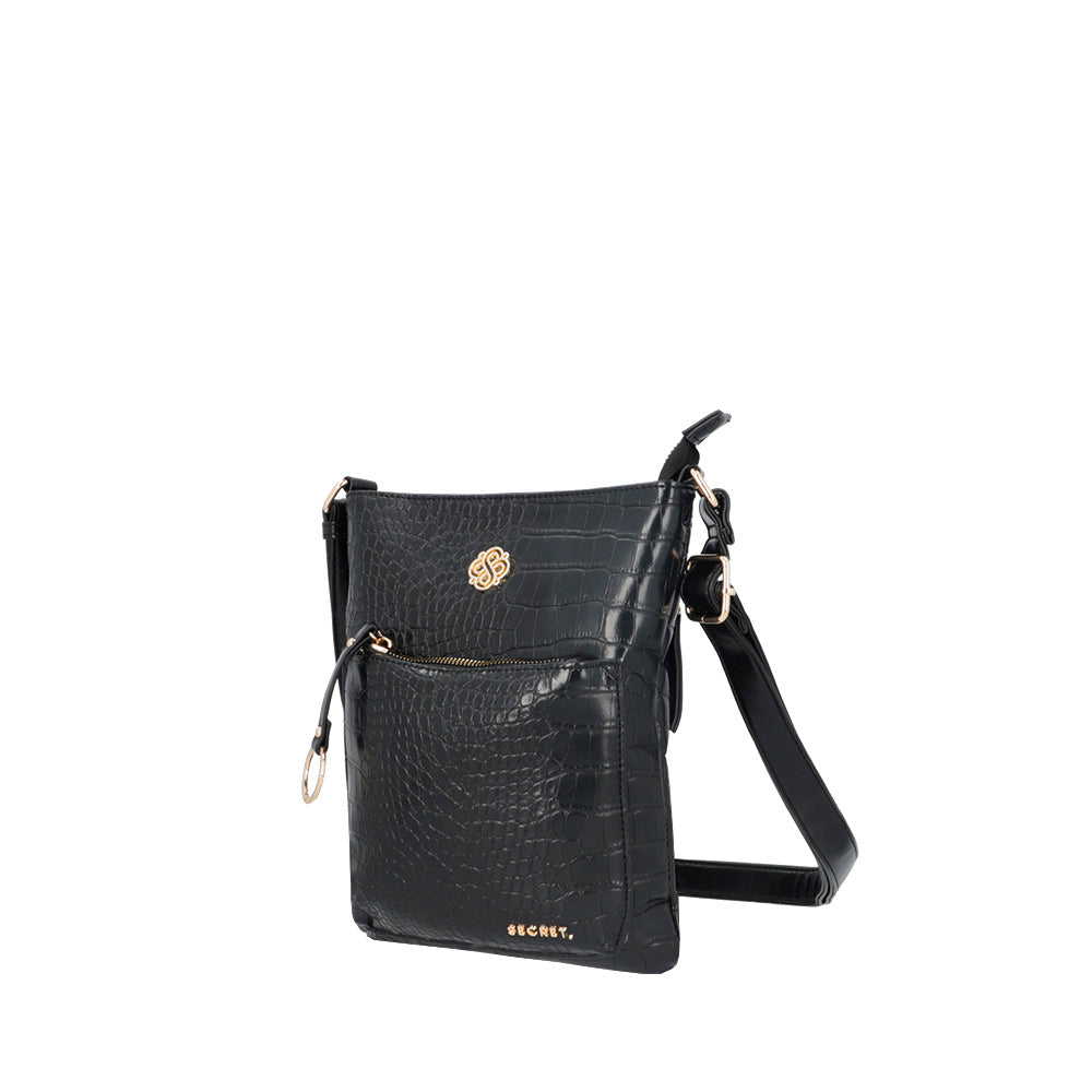 saxoline Bandolera Osaka negra Precios de Black Friday
