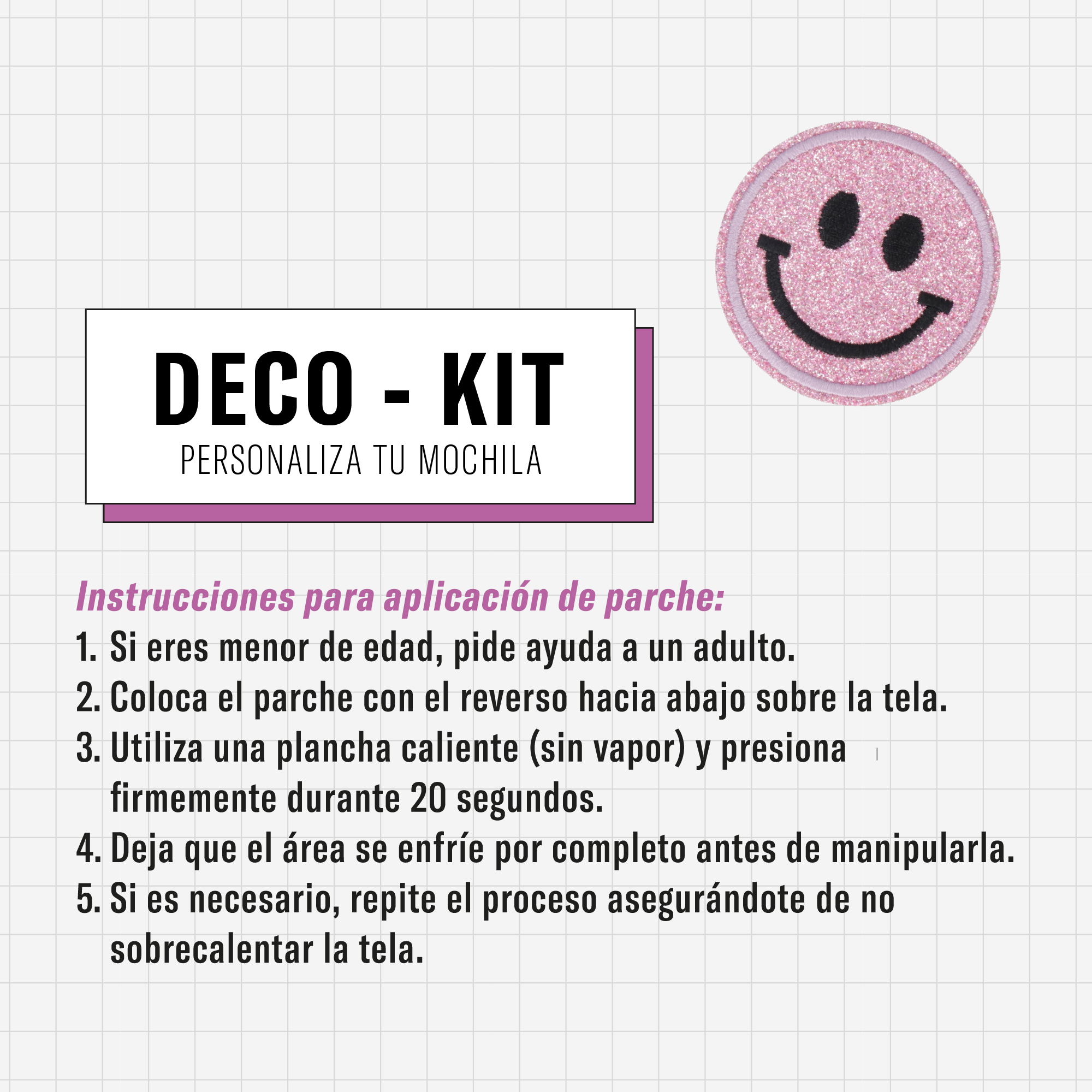 saxoline Set personalización mochilas Deco-Kit girl power Rebajas online