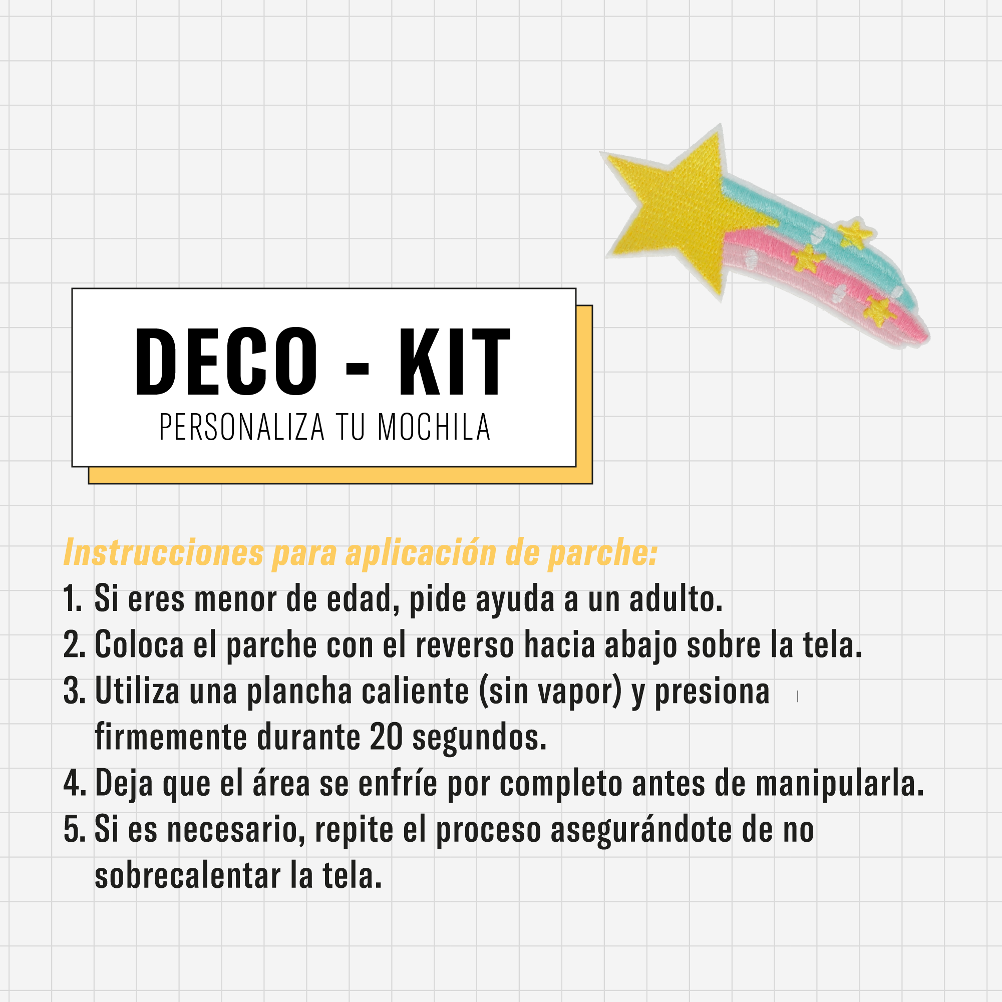 saxoline Set personalización mochilas Deco-Kit unicornios Oferta especial