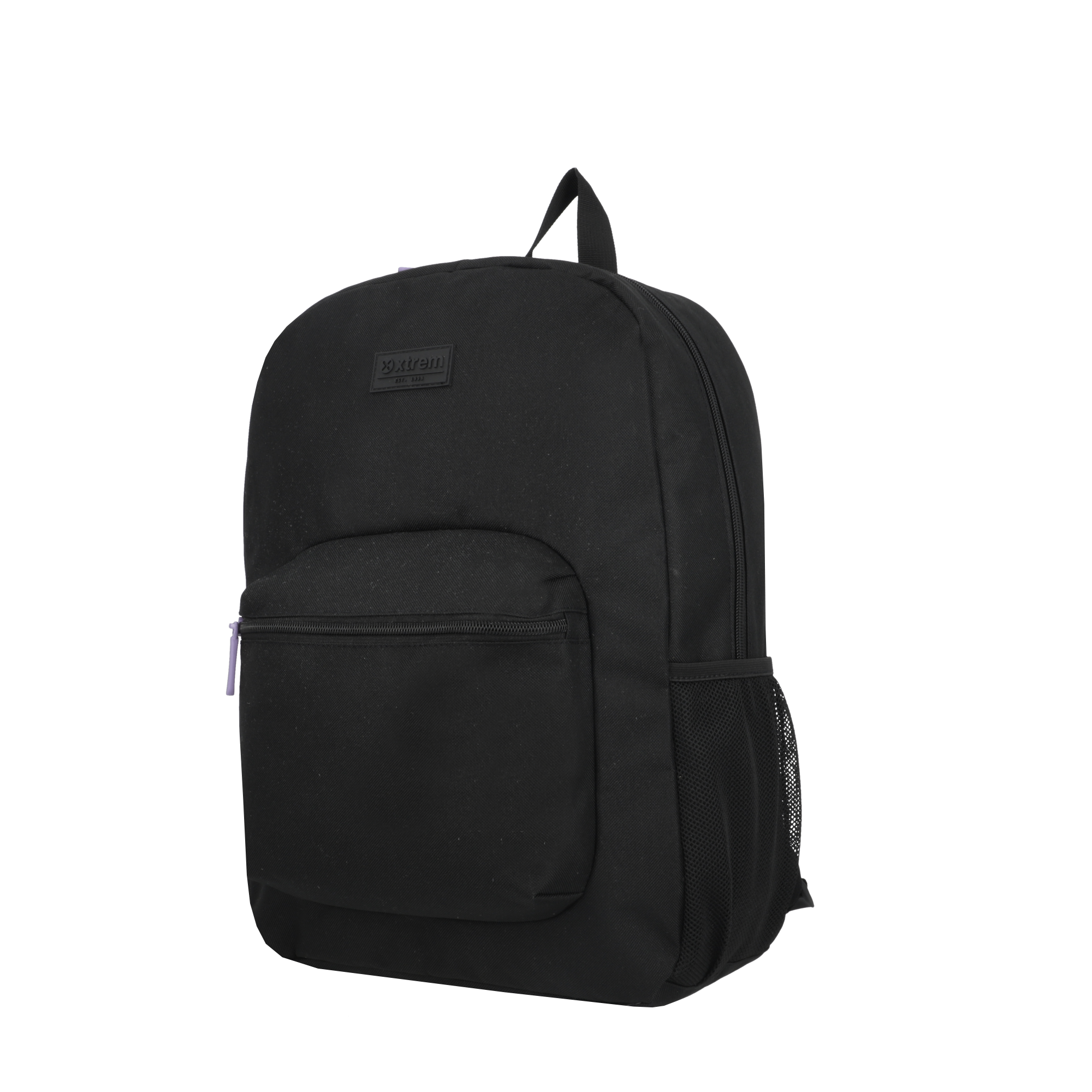 saxoline Set mochila + lonchera + estuche Triple Pack negro/morado Grandes descuentos