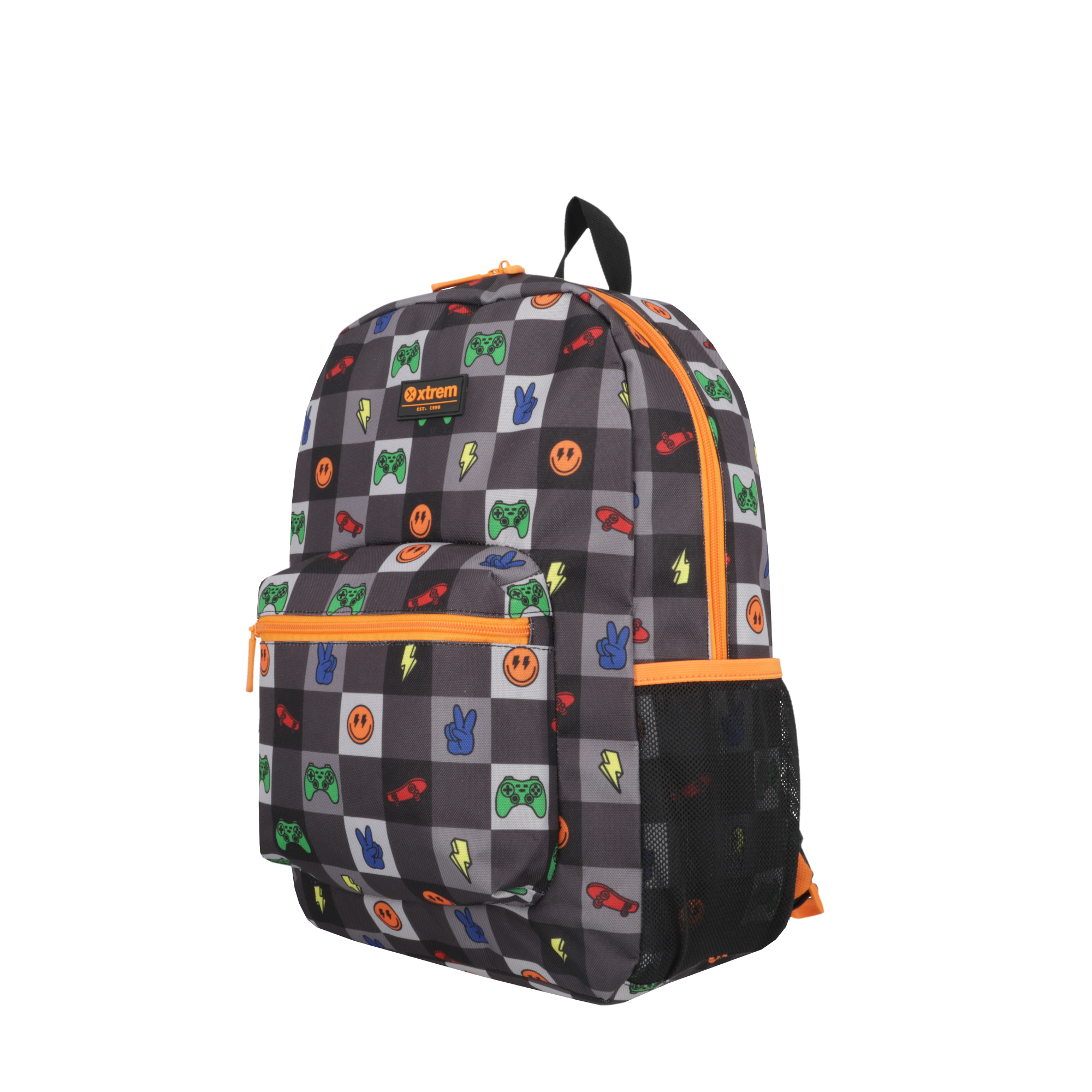 saxoline Set mochila + lonchera + estuche Triple Pack negro gamer Liquidación