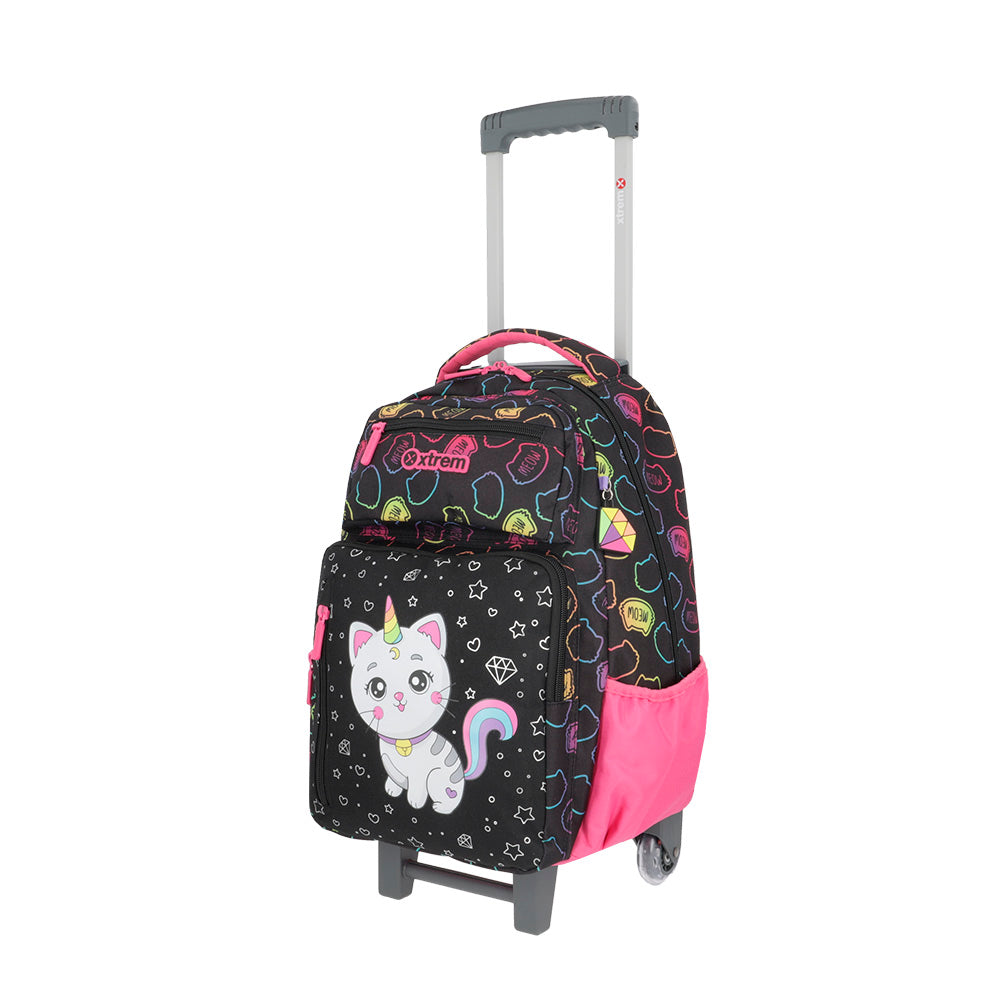 saxoline Set mochila + lonchera + estuche Run Pack negro gato Descuento por venta flash