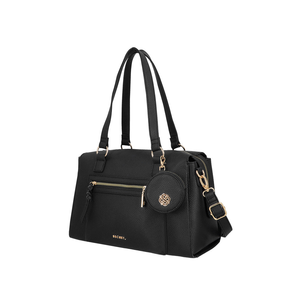 saxoline Cartera de mano Ibiza negra Rebajas