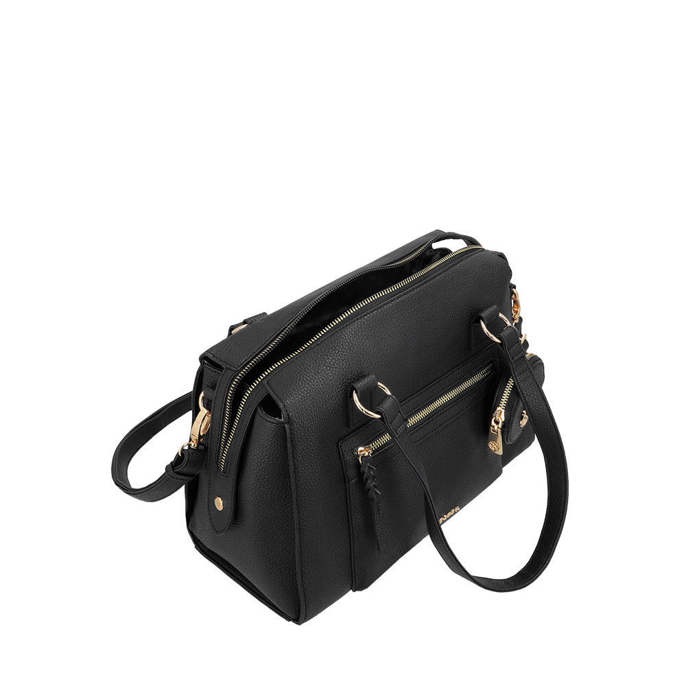 saxoline Cartera de mano Ibiza negra Rebajas