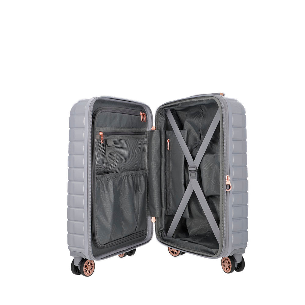 saxoline Maleta de cabina Spinwave Impact Pro gris Limitado a 3 días