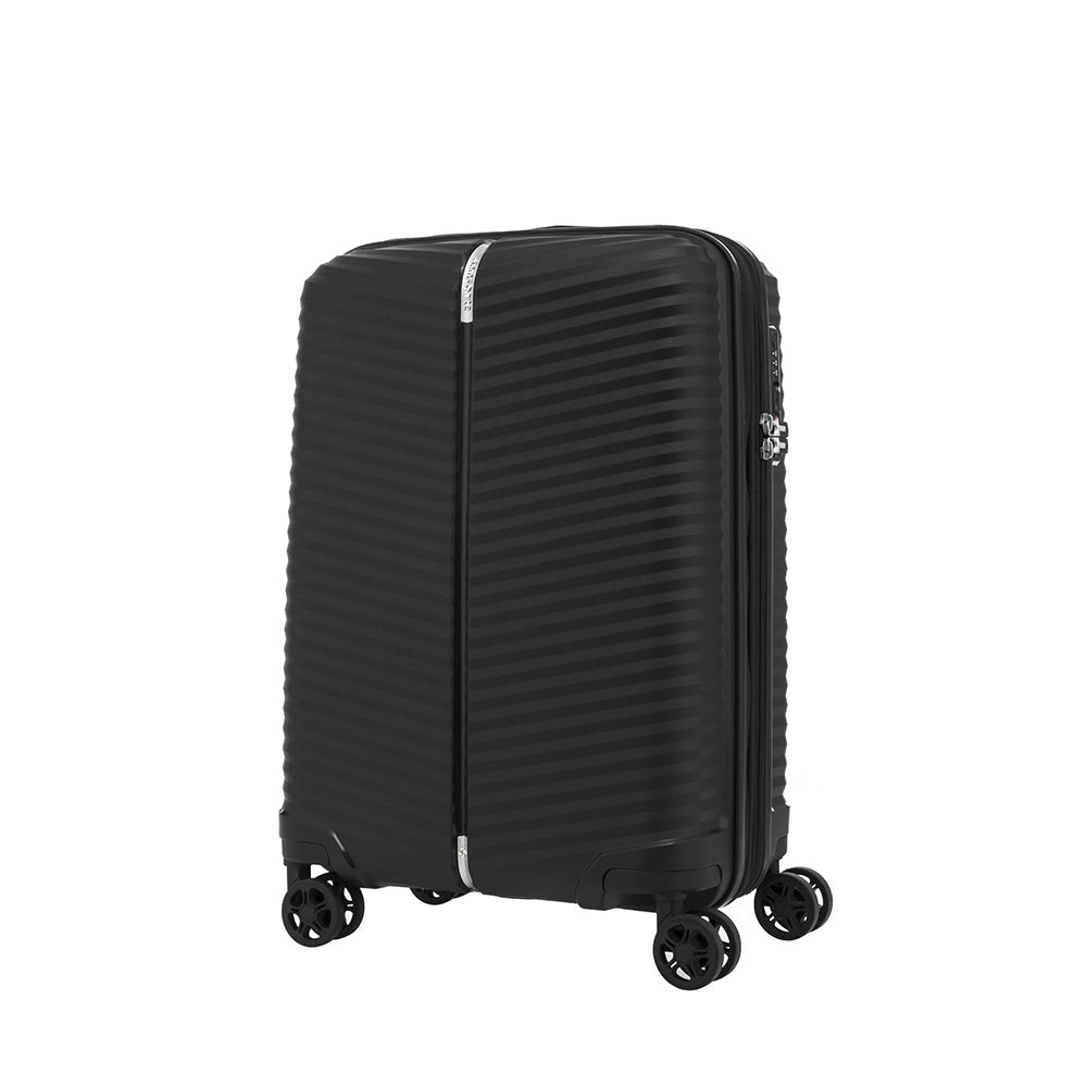 saxoline Maleta Varro Spinner 55/20 Exp Black Cabina 35 Lts 2025