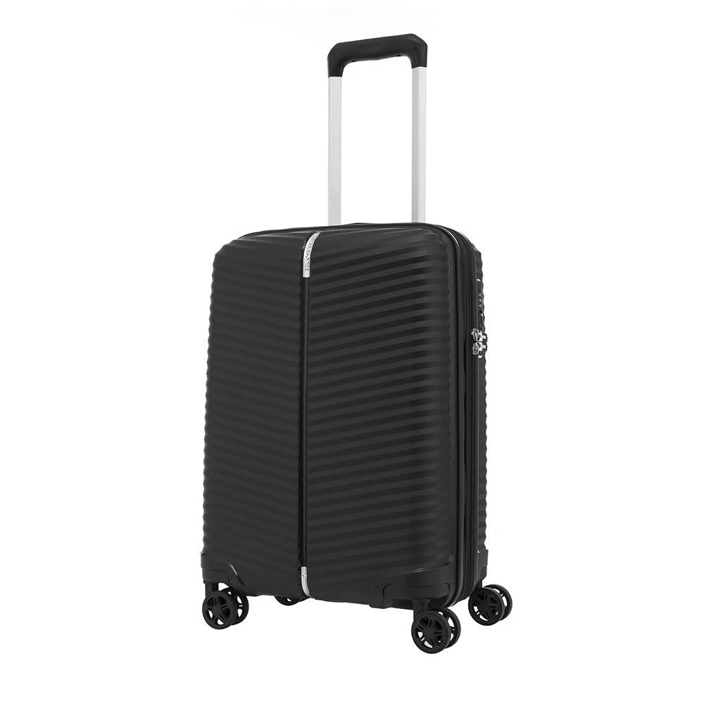 saxoline Maleta Varro Spinner 55/20 Exp Black Cabina 35 Lts 2025