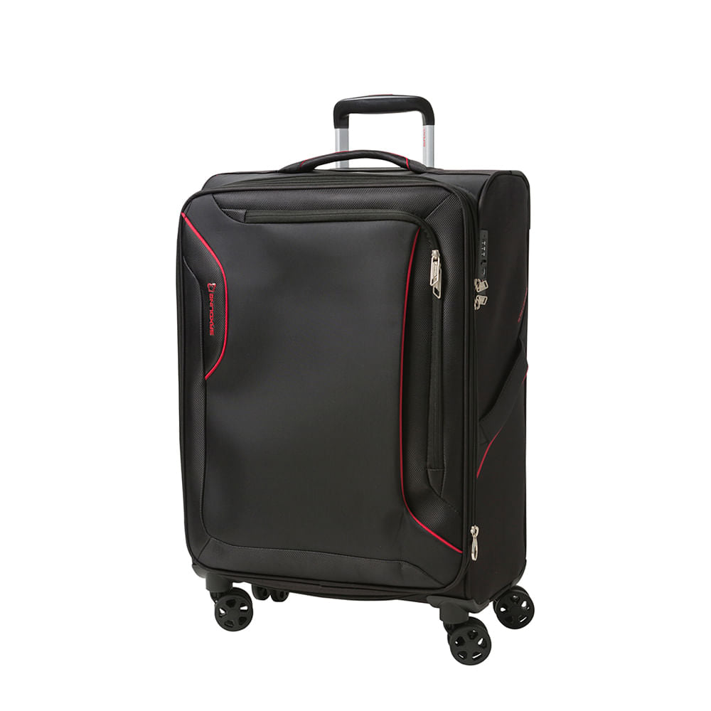 saxoline Maleta Vancouver Sx Spinner 24 Black M 69 Lts Superdescuento
