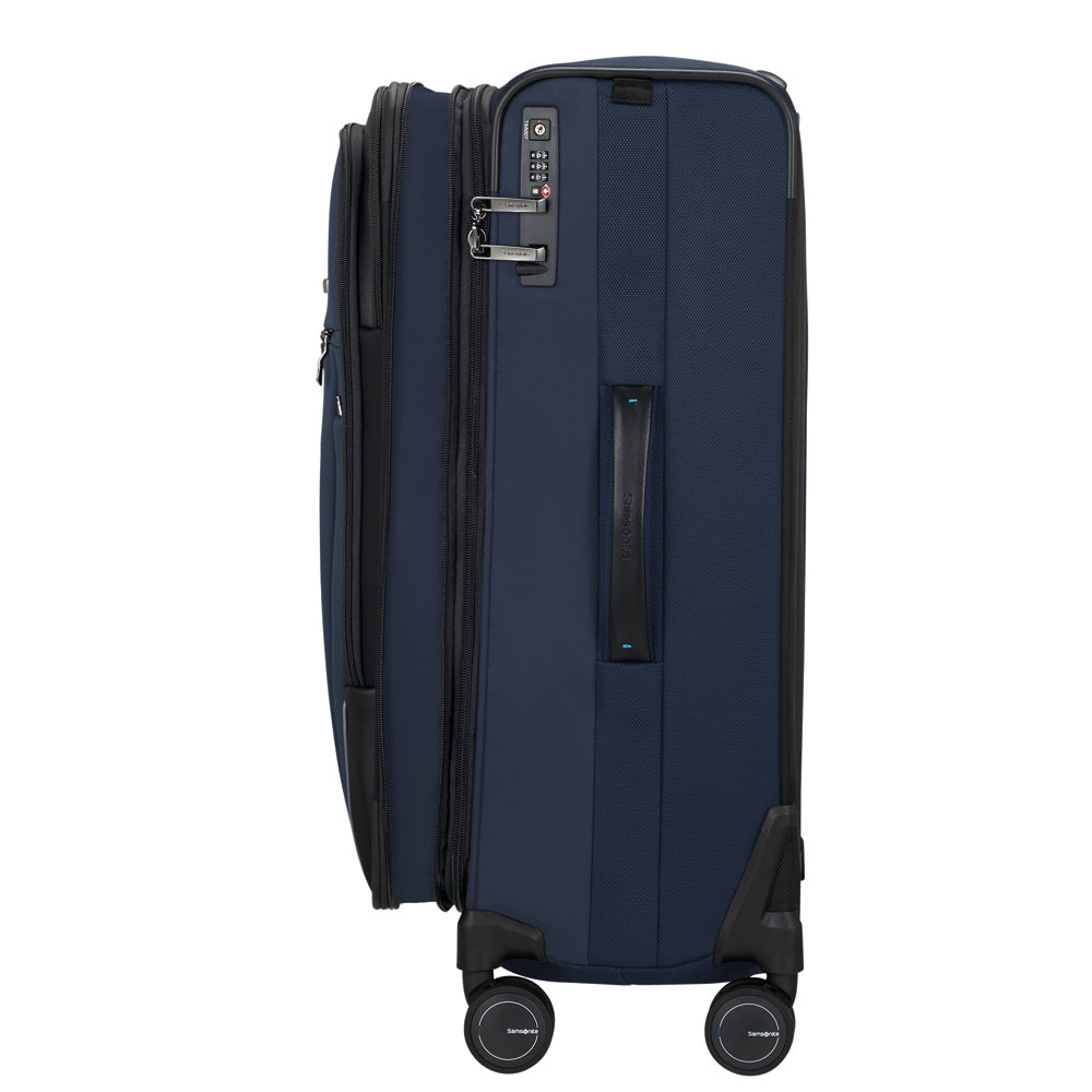 saxoline Maleta mediana Spectrolite 3.0 Spinner 68/25 Expandible Deep Blue Tienda de fábrica